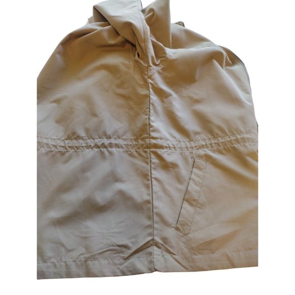 North End Jacket Womens Medium Pockets Drawstring Waist Full Zip Utility Fall - Picture 16 of 16